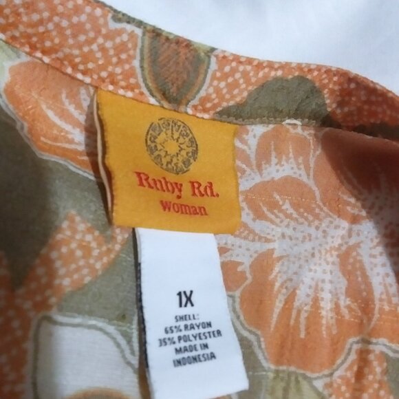 Ruby Rd Woman Plus sz 1x Shirts Dresses - Picture 2 of 9